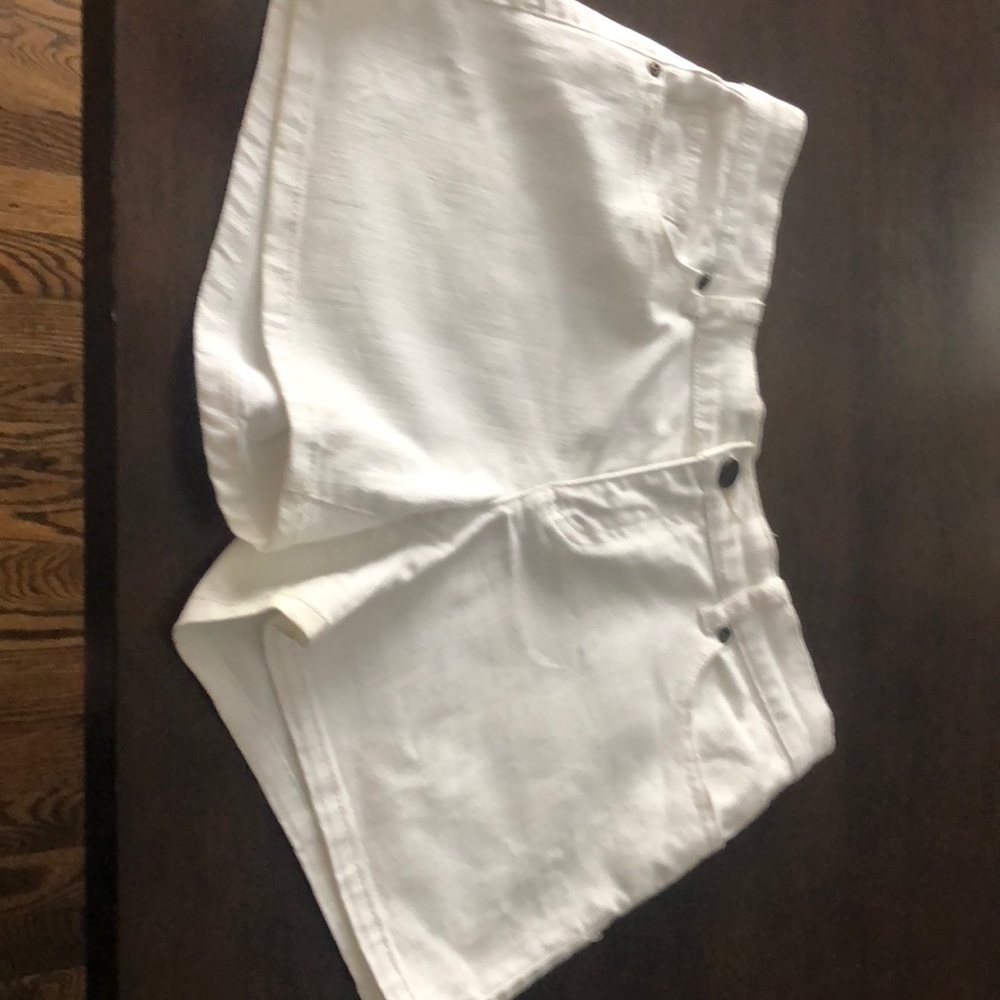 New York & Company White Jean shorts